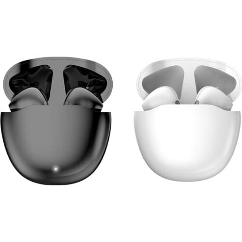 2020 New 4P True Wireless Bluetooth Headset Binaural Semi-In-Ear Tws Smart Noise Canceling Headset