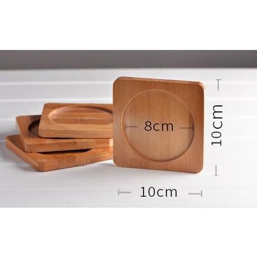 Pair Of Wooden Coasters Home Accessories Home Kitchen Dining Party Durable