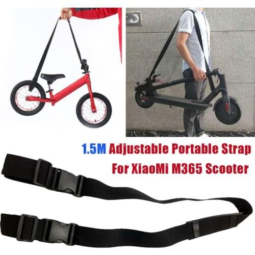Portable Shoulder Strap Balance Car Cart Trolley Sliding Scooter Adjustable Portable Shoulder Strap for Xiaomi M365 Scooter