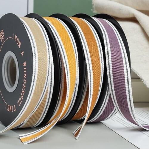 Kewgarden Gift Packing Webbing 1" 25mm DIY Hair Bow tie Brooch Accessories Stripe Ribbon Handmade Tape Riband wholosale 20 Yards