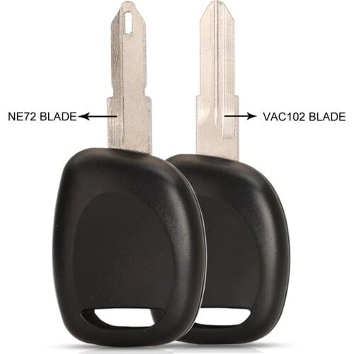 Jingyuqin Replacement Remote Car Key Shell Case Fob For Renault Kangoo Master Traffic Duster Logan With Ne72/Vac102 Blade