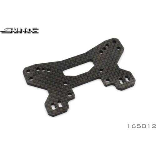 SNRC DK4 165012 FRONT SHOCK TOWER 3.0 MM - GRAPHITE (1)