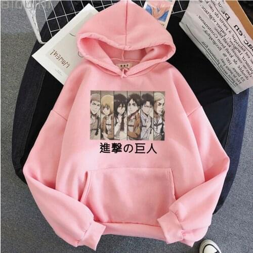 2021 Anime Cartoon Attack On Titan Hoodies Men Women Sweatshirts Pullovers Long Sleeves Printing Harajuku Winter Hoody