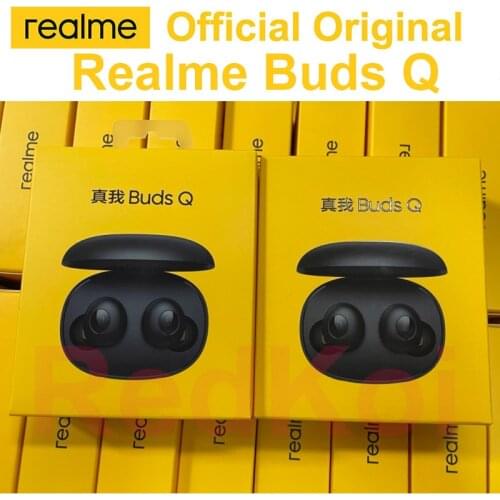RMA215 Original Realme Buds Q tws Earbuds Wireless Bluetooth Earphones 3.6g IPX4 AloT PRODUCT