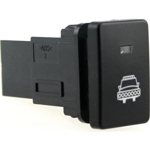 Waterproof 12V 4 Pole Push Button Switch With Headlight Pattern For Toyota