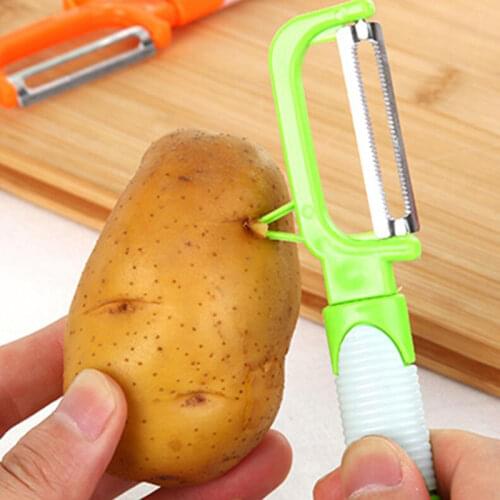 1pc Fruit Slices Potatoes Apple Peeling Multifunctional Peeler Kitchen Fruit & Vegetable Tools