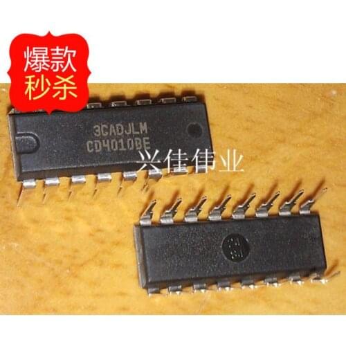 10PCS New original authentic CD4010 CD4010BE HCF4010 HEF4010BP DIP-16