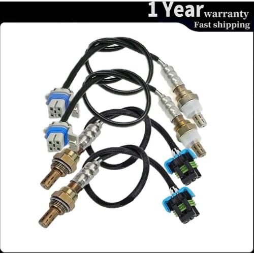 4pcs Lambda Oxygen Sensor Upstream+Down For Chevrolet Silverado 2500 HD 6.0L 2003-2006 Auto Parts 2*234-4669 234-4286 234-4651