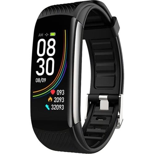 C6T Body Temperature Smart Bracelet Watch Information Push Sleep Exercise Step Smartbracelet Waterproof Fashion Smart Band