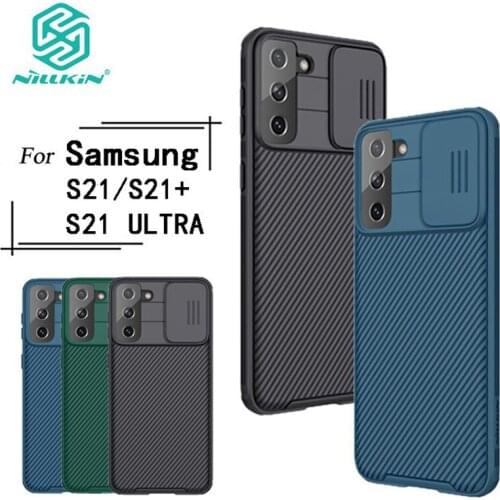For Samsung Galaxy S21 5G Case Nillkin CamShield Pro Slide Camera Back Cover for S21 + Plus Ultra Lens Protection Casing