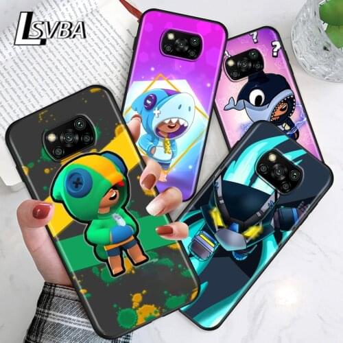 Star Cartoon Crow For Xiaomi Poco C3 M3 M2 X3 NFC X2 F2 Pro F1 F3 Mi Play Mix 3 A2 Lite A1 6 5X Black Soft Phone Case
