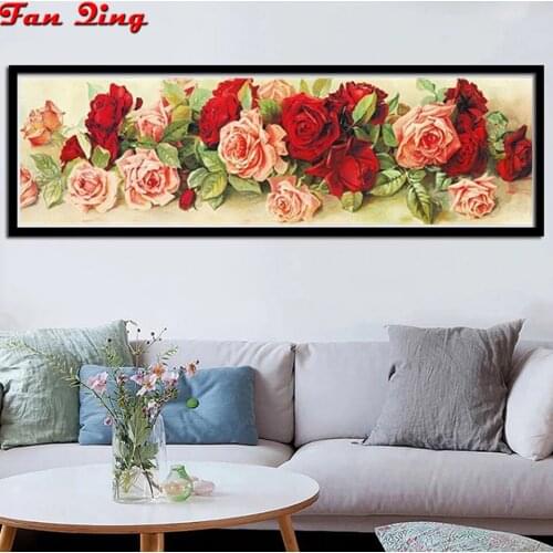 Diy 5d Diamond Embroidery Pink Red Rose Full Square/Round Rhinestone Painting Cross Stitch Mosaic Handmade Home Decoration Gifts