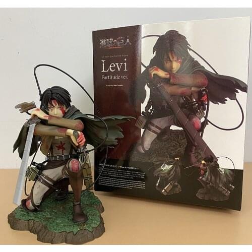 Attack on Titan Levi Action Figure Artfx J Renewal Package Anime Collectible Model Toys Doll