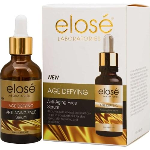 ELOSE Anti-Aging Face SERUM Age Defying Anti Wrinkle HYALURONIC ASİT %5 SERUM 50 ML