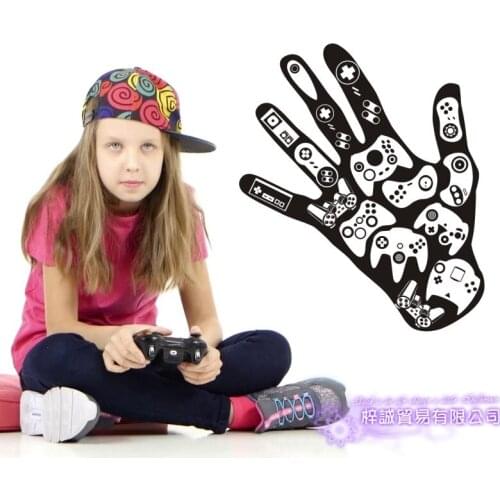 Game Handle Sticker Gamer Decal Gaming Posters Gamer Vinyl Wall Decals Parede Decor Mural Video Game Sticker Decal