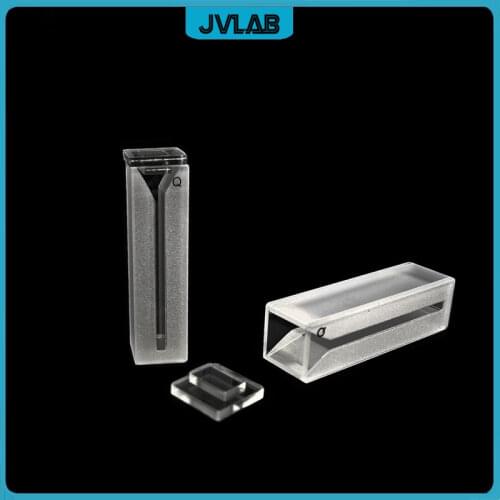 Quartz Absorption Cells 0.7 ml Micro Quartz Cuvette Slit 2 mm (Liquid Sample Cell ) 700 ul Frit Sintering Technology 2 / PK