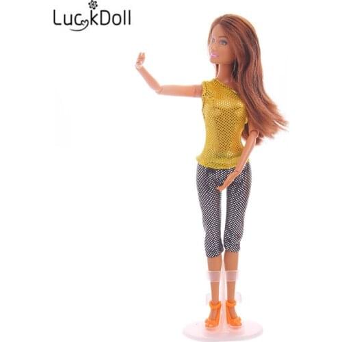 Luckdoll 1/6 doll suit sequined doll accessories for childrens best birthday present
