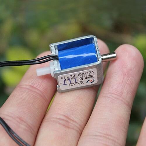 Micro Solenoid Valve 1-position 2-way DC 3-5V 3.7 N/O Vent Valve Normally Open Electromagnetic Valve for Sphygmomanometer