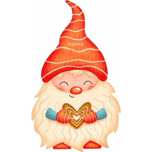 Heart Cutting Dies Santa Claus Pattern DIY Stencils Scrapbooking Photo Album Embossing Paper Card Decor