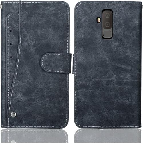 Luxury Wallet Ulefone T2 Case 6.7" Vintage Flip Leather Cases Business Protective Cover With Front Card Slots