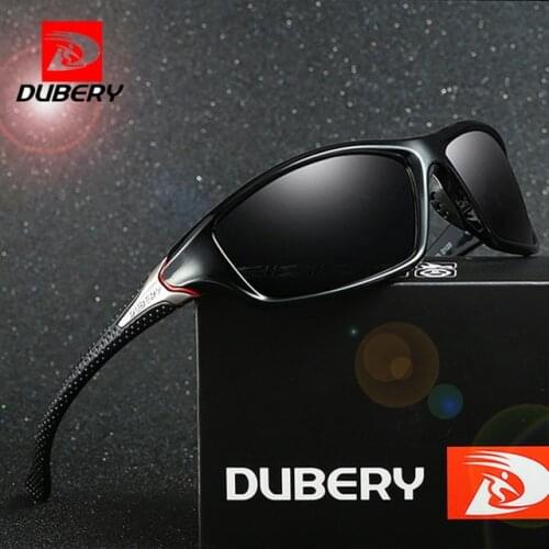 DUBERY Polarized Night Vision Sunglasses Mens Driving Sun Glasses For Men Square Sport Brand Luxury Mirror Shades Oculos120
