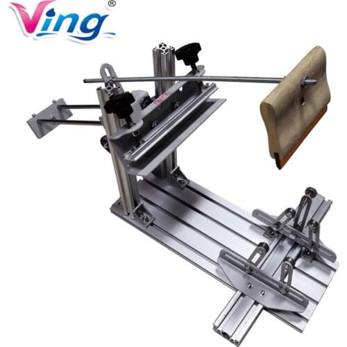 Calca Manual Cylinder Screen Printing Press, for Pen / Cup / Mug / Bottle (with 10in Squeegee)