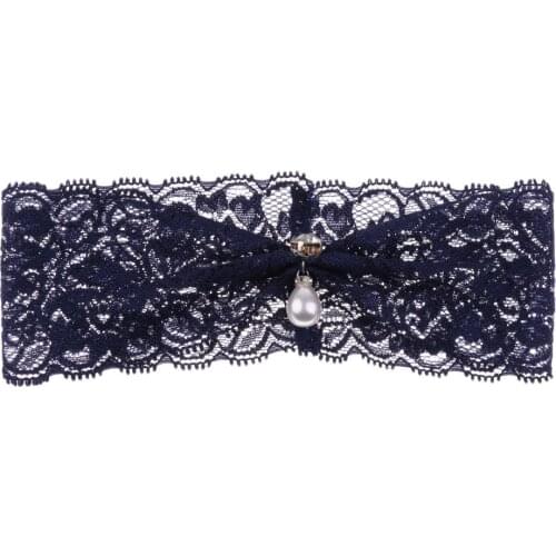 Crystal Rhinestone Pearls Wedding BridE Lace Garters Girls Woman Hen Stag Party Dress Up