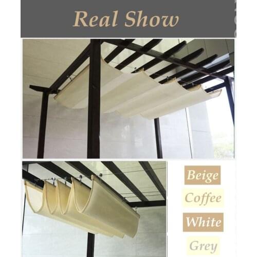 Telescopic Wave Sunshade HDPE Anti-UV Shading Net Customize Home Terrace Balcony Privacy Safety Fence Netting Canopy Shadow