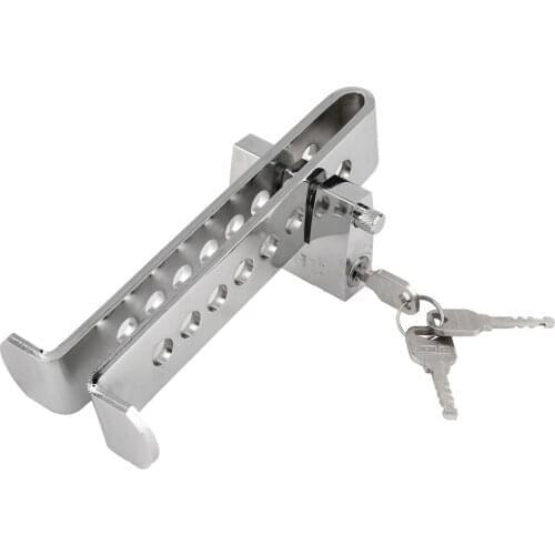 Stainless Steel 8 Holes Car Clutch/Brake Throttle/Pedal Lock Anti-theft Lock the steering wheel car anti-theft lock Dropshipping