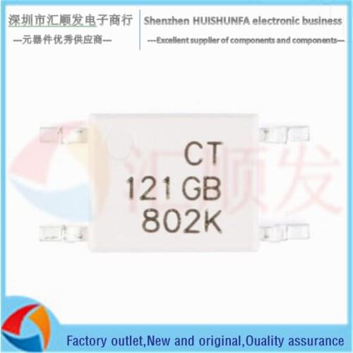 10PCS!!! Original genuine CT121GB(T1) SOP-4 SMD optocoupler compatible with TLP121GB coupler