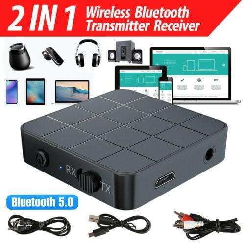 2 In 1 Bluetooth Wireless Audio Receiver Transmitter 5.0 AUX RCA 3.5MM Jack USB Music Stereo Adapters Dongle For Tv Speaker