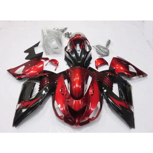 2021 WHSC ABS Plastic Full Fairings Fit For KAWASAKI 14R 2006 Fairing Bodywork Kit Candyred