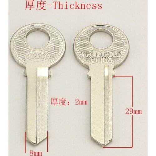 A122 left groove Wholesale Locksmith Keymother Brass House Home Door Blank Empty Key Blanks Keys 25 pieces/lot