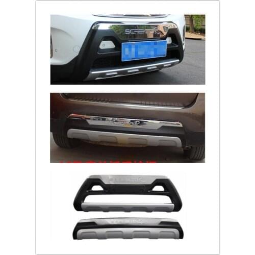 For 2013-2014 KIA Sorento ,Car styling High quality plastic ABS Chrome Front+Rear bumper cover trim