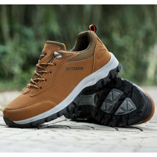 Men Hiking Shoes Waterproof Outdoor Sport Shoe 2021 Brand Military Mountain Climbing Men Sneakers Lace Up Trekking Shoes