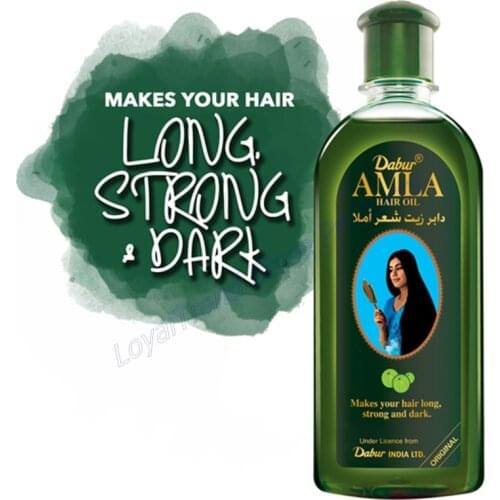 Dabur Amla Hair Care Oil Original Net 200 ml Without Natural Additive To Grow Hair Nourishing Care Gel