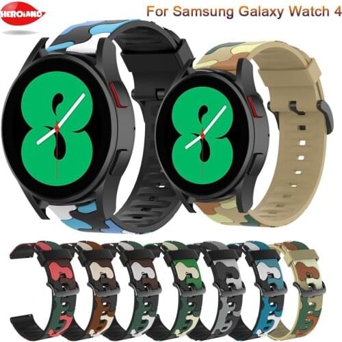 Sport Band Strap For Samsung Galaxy Watch 4 44MM 40mm /Galaxy Watch 4 Classic 42mm 46mm Band Silicone Wristbands Bracelet Correa