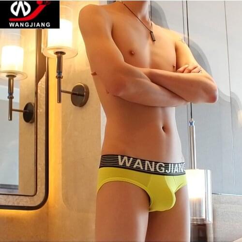 Sexy Men Underwear Briefs U convex Big Pouch Design Wonderjock Men Briefs for Man Bikini Hot Sale 2pcs/lot