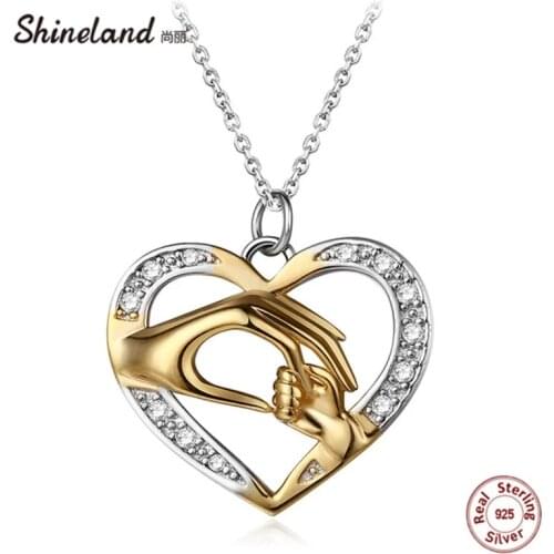 Серебряные ожерелья Shineland China At AliExpress