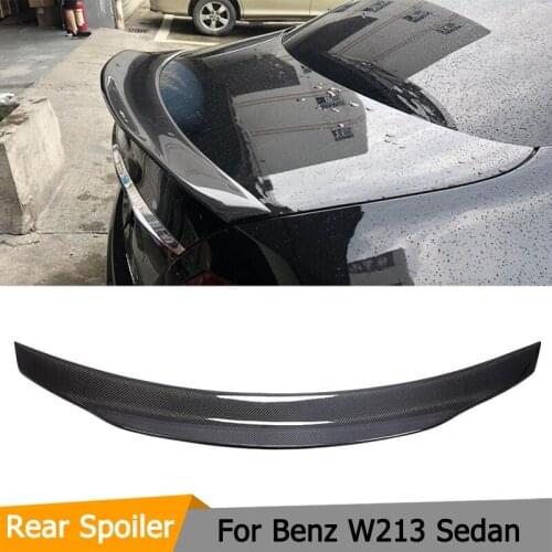 For W213 Spoiler Sedan For Mercedes 2016 2017 2018 2019 E Class E200 E220 E250 E260 rear spoiler Rear trunk wing