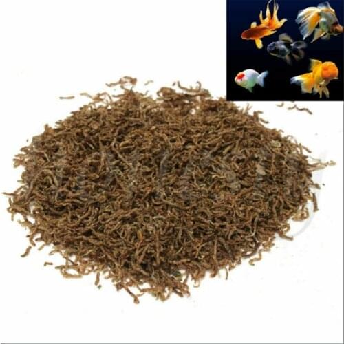 10grams Freeze Dried Blood Worm Fresh Tropical Fish Discus Tetra Food Feeding