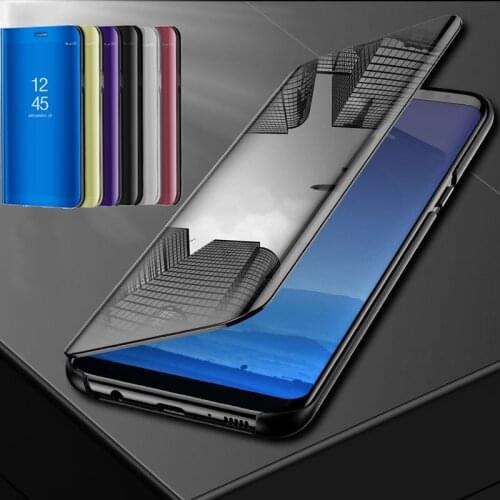 Mirror Flip Case For Xiaomi Mi 8 SE A1 A2 Lite MIX2 Redmi 6A Note 6 Pro 5 Plus 5A Prime Note 4X 4 Global S2 Poco F1 Full Cover