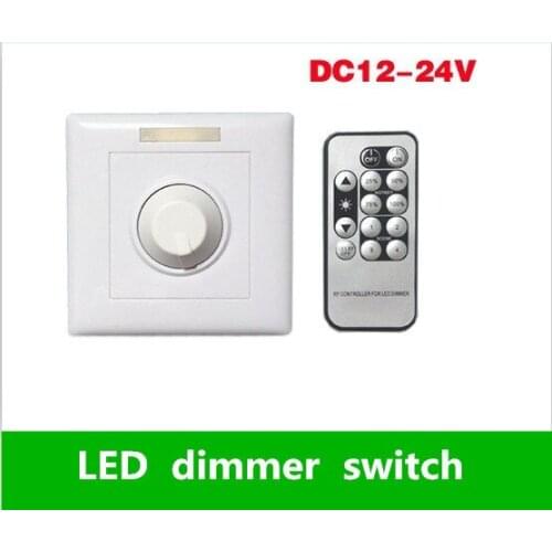 10pcsDC12V-24V Rotary With control LED dimmer switch Dimmer for LED products