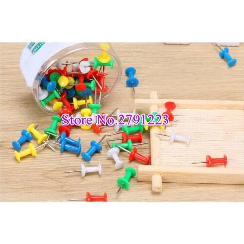 180PCS & 200PCS Creative Colorful Push Pin Scrapbooking Decoration Cork Nail DIY Crafts Brads Decoration
