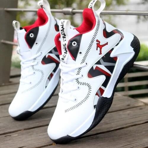 2018 Basketball Shoes for Men Cushioning Basketball Sneakers Mens High-top Outdoor Sport Sneakers Breathable Athletic Shoes