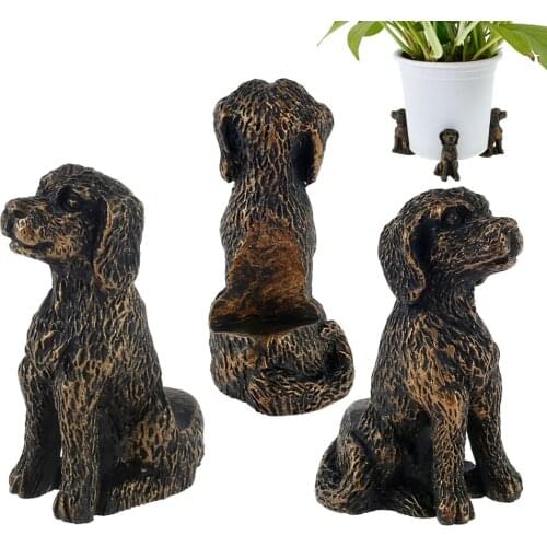 3PCS Diy Home Decor Retro Planter Holder 2021 Creative Garden Decoration Micro Landscape Desktop Ornaments Resin Rabbit