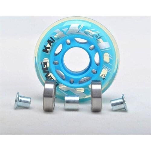 64 68 70 72mm kids roller skates shoes skating wheels 64mm 68mm 70mm inline skates wheel children rolling sneaker bearing 8 pcs