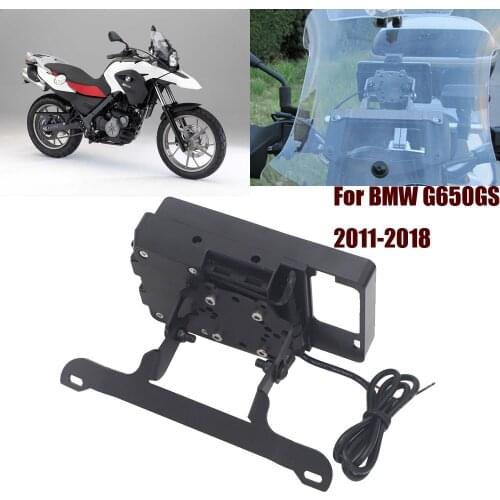 Motorcycle Accessories GPS Smart Phone Navigation Mount Mounting Bracket Adapter Holder For BMW G650GS G 650 GS 2011-2018