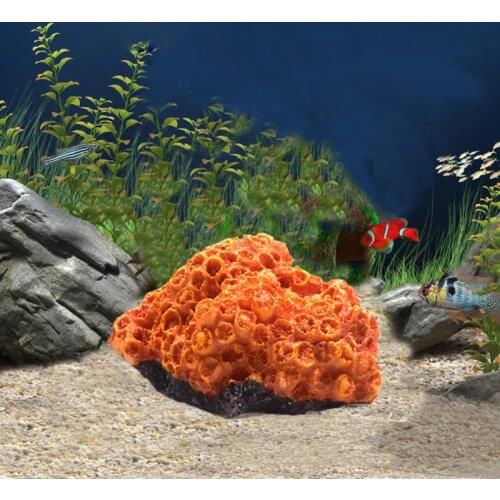 Aquarium Coral Decoration Betta Fish Hiding Cave Shrimp Secret Hideouts Fish Tank Coral Reef Ornament Natural Environments