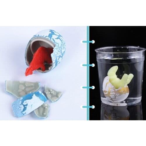 ANGRLY 5pcs Baby Childrens Toys Water Hatch Dinosaur Egg Hatching Animal Child Expansion of Dinosaur Eggs Hatchimals Gift Box